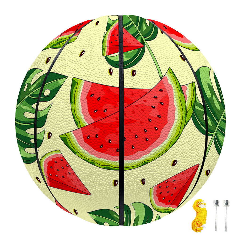Cute Tropical Watermelon Pattern Print Basketball