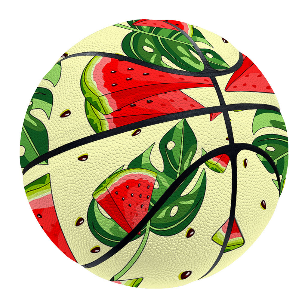Cute Tropical Watermelon Pattern Print Basketball