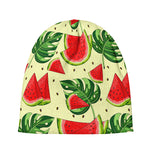 Cute Tropical Watermelon Pattern Print Beanie