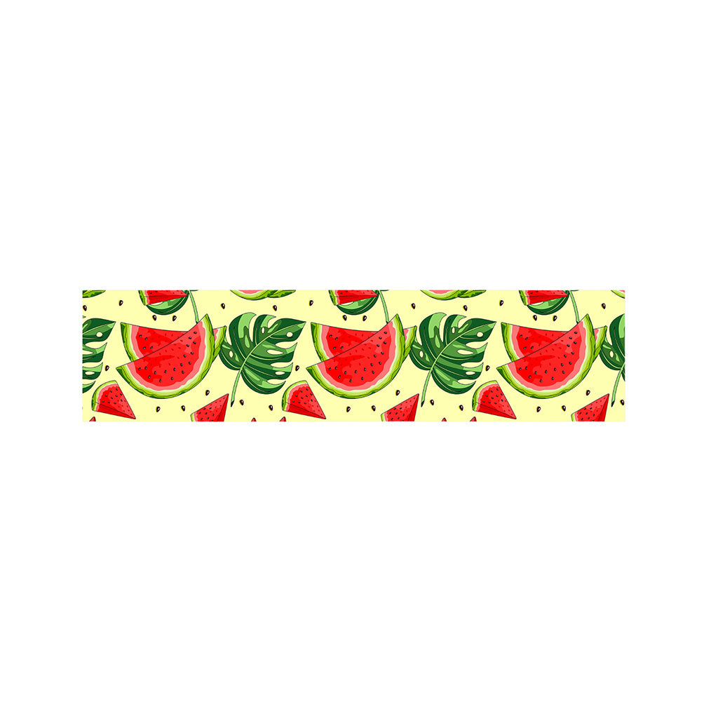 Cute Tropical Watermelon Pattern Print Bed Runner