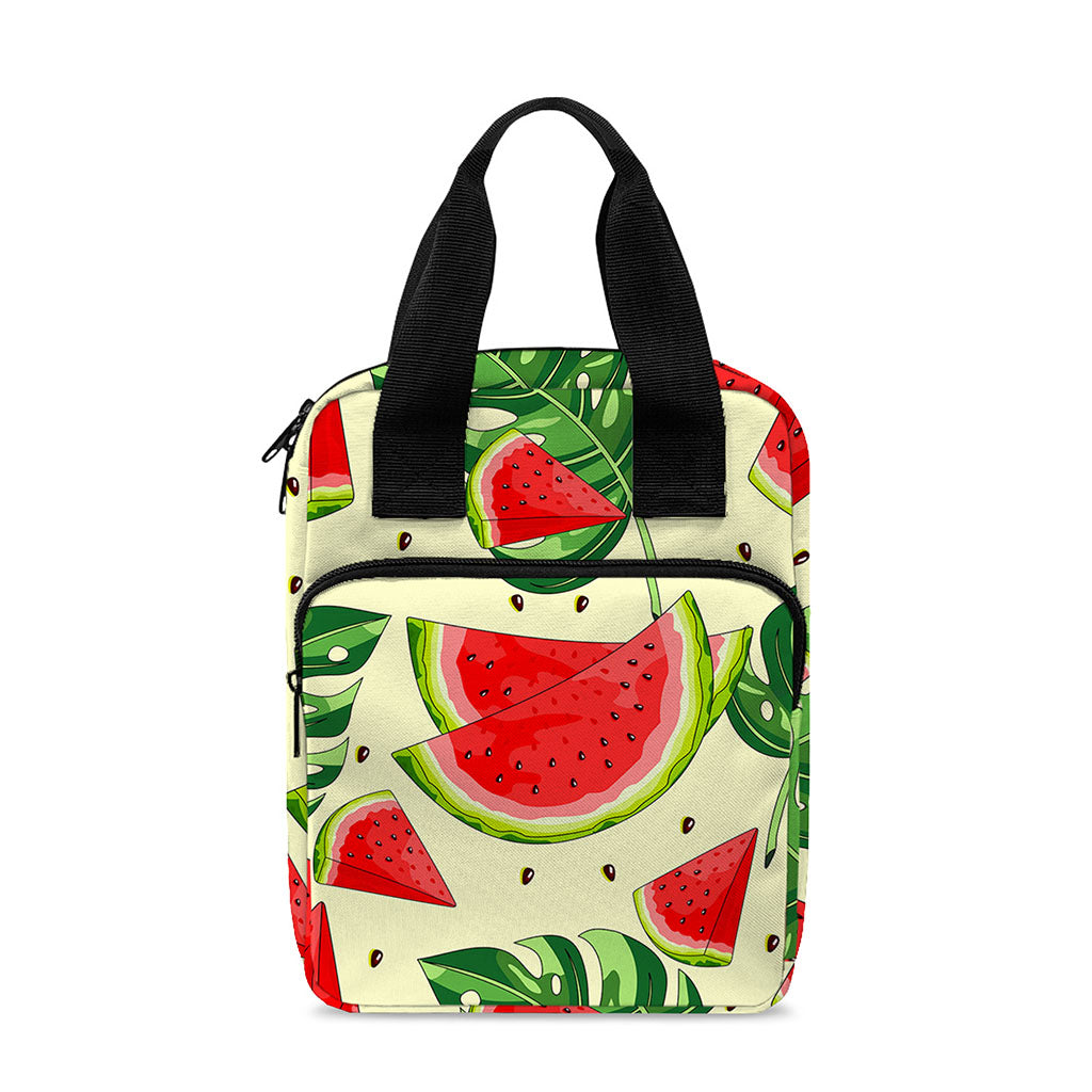 Cute Tropical Watermelon Pattern Print Bible Tote Bag