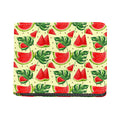 Cute Tropical Watermelon Pattern Print Bifold Wallet