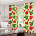 Cute Tropical Watermelon Pattern Print Dimout Grommet Curtains