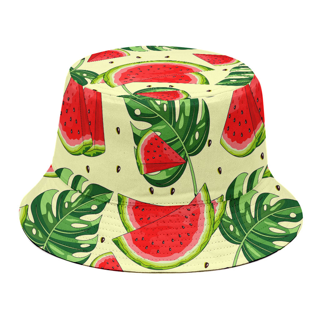 Cute Tropical Watermelon Pattern Print Bucket Hat