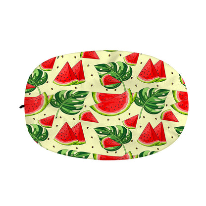 Cute Tropical Watermelon Pattern Print Car Side Mirror Covers
