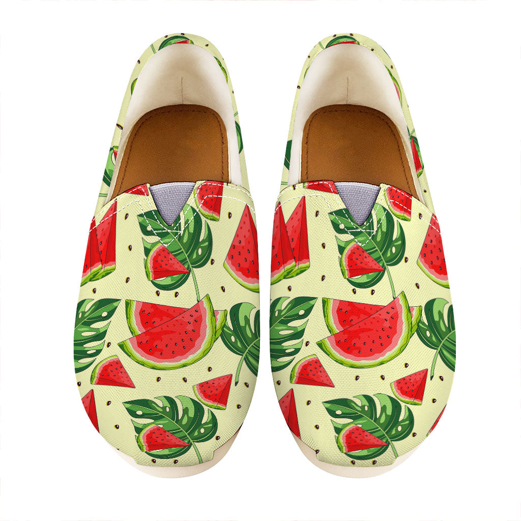 Cute Tropical Watermelon Pattern Print Casual Shoes