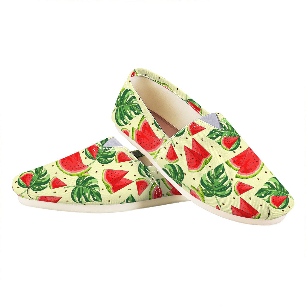 Cute Tropical Watermelon Pattern Print Casual Shoes