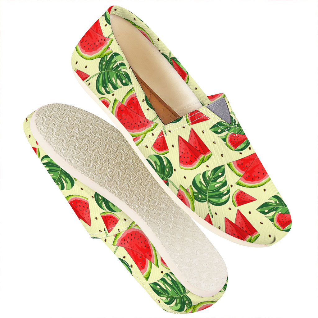 Cute Tropical Watermelon Pattern Print Casual Shoes