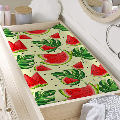 Cute Tropical Watermelon Pattern Print Changing Pad Cover