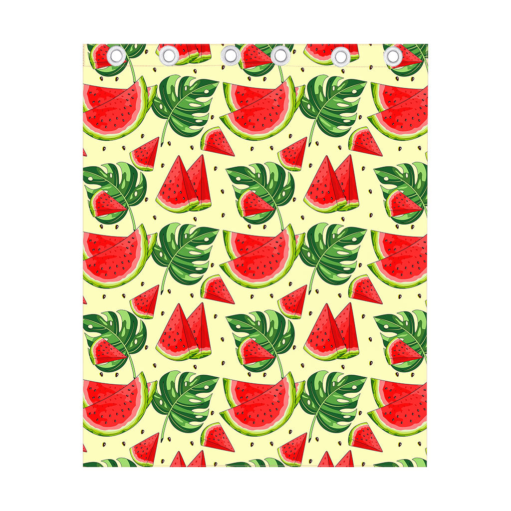 Cute Tropical Watermelon Pattern Print Curtain