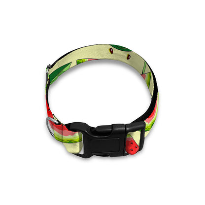 Cute Tropical Watermelon Pattern Print Dog Collar
