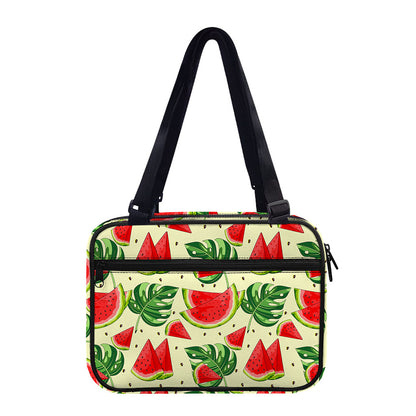 Cute Tropical Watermelon Pattern Print Double Strap Bible Bag