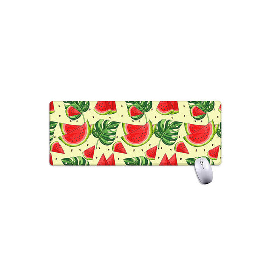 Cute Tropical Watermelon Pattern Print Extended Mouse Pad