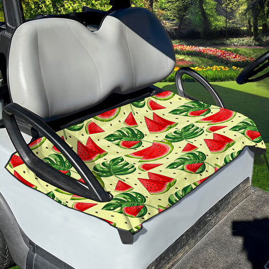 Cute Tropical Watermelon Pattern Print Golf Cart Seat Cover