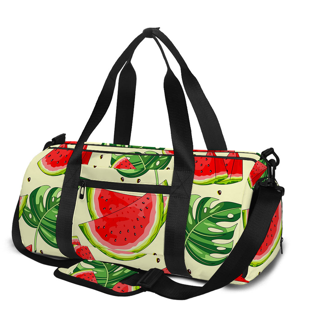 Cute Tropical Watermelon Pattern Print Gym Bag