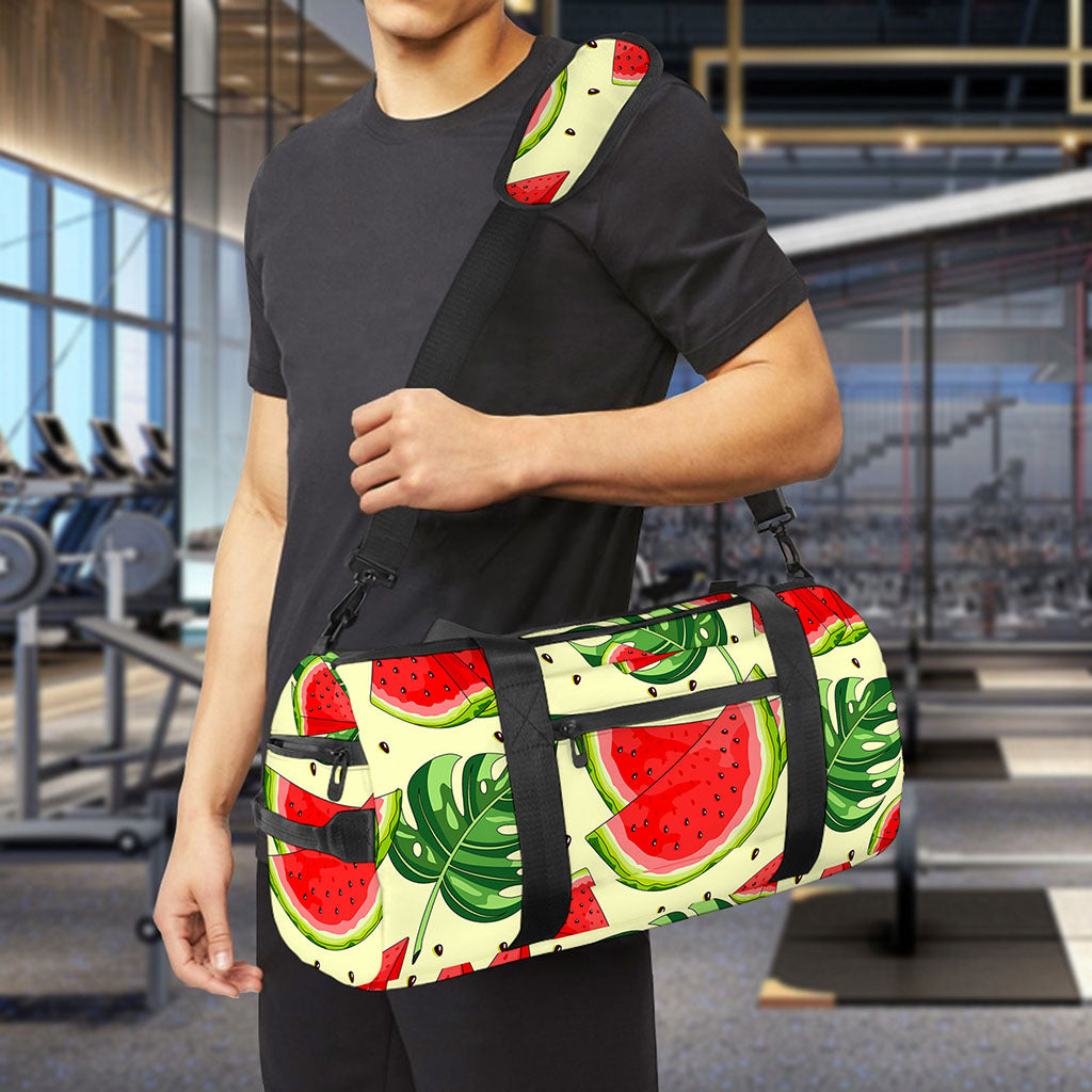 Cute Tropical Watermelon Pattern Print Gym Bag