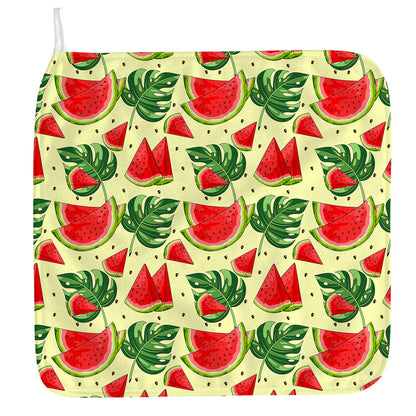 Cute Tropical Watermelon Pattern Print Hand Towel