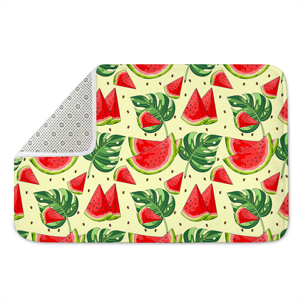 Cute Tropical Watermelon Pattern Print Indoor Door Mat