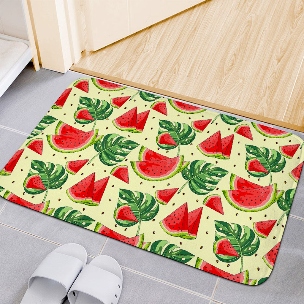 Cute Tropical Watermelon Pattern Print Indoor Door Mat
