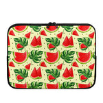 Cute Tropical Watermelon Pattern Print Laptop Sleeve