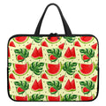 Cute Tropical Watermelon Pattern Print Laptop Sleeve With Handle
