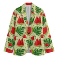 Cute Tropical Watermelon Pattern Print Men's Blazer