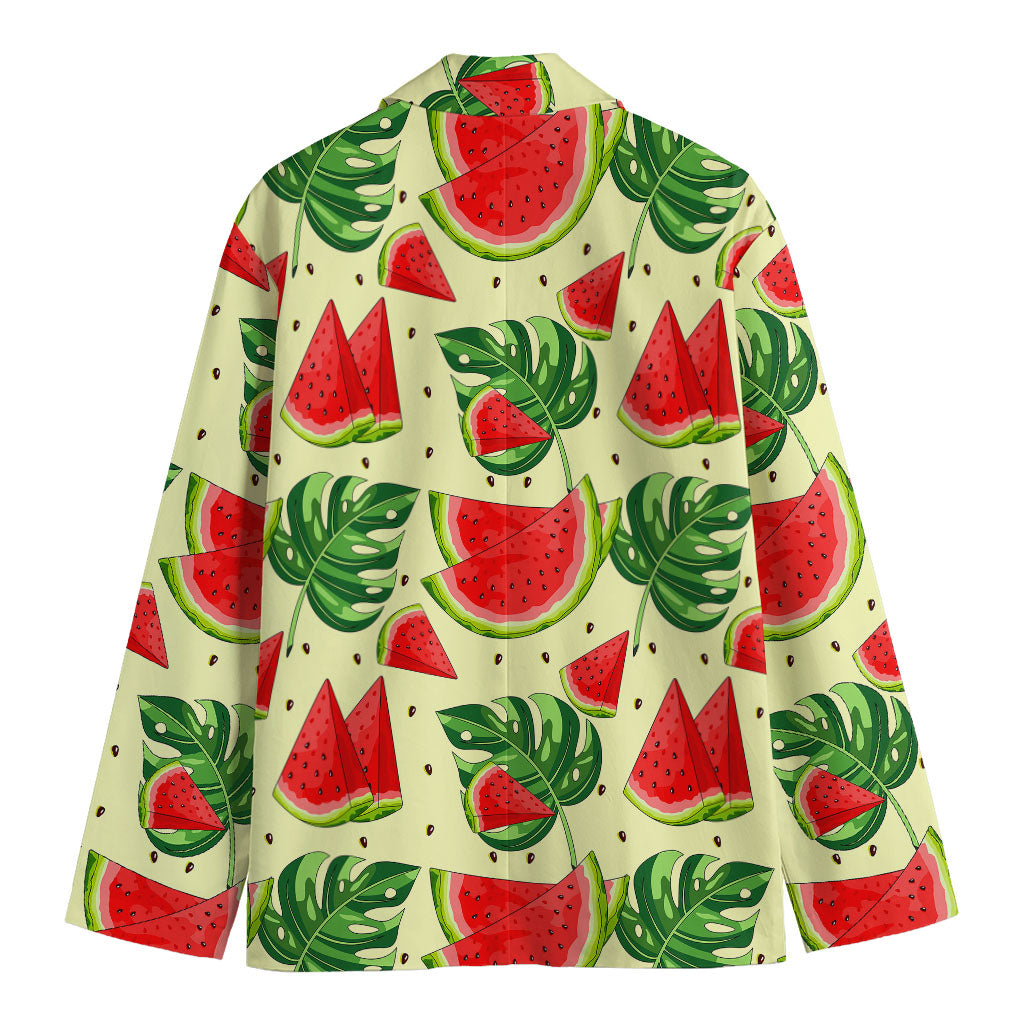 Cute Tropical Watermelon Pattern Print Men's Blazer