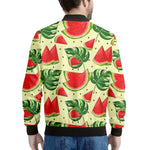 Cute Tropical Watermelon Pattern Print Men's Bomber Jacket