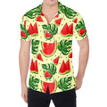 Cute Tropical Watermelon Pattern Print Men's Shirt