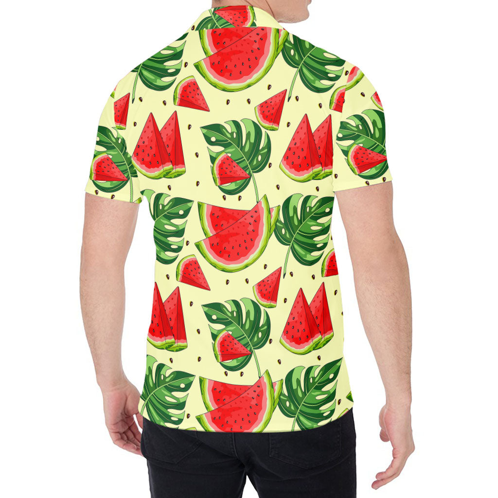 Cute Tropical Watermelon Pattern Print Men's Shirt