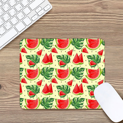Cute Tropical Watermelon Pattern Print Mouse Pad