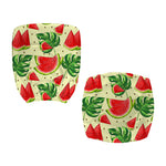Cute Tropical Watermelon Pattern Print Office Chair Cover