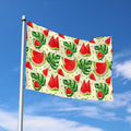 Cute Tropical Watermelon Pattern Print Polyester Flag