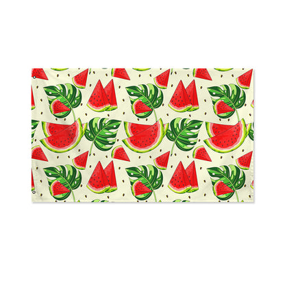 Cute Tropical Watermelon Pattern Print Polyester Flag