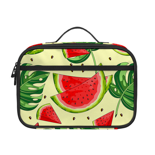 Cute Tropical Watermelon Pattern Print Portable Lunch Bag