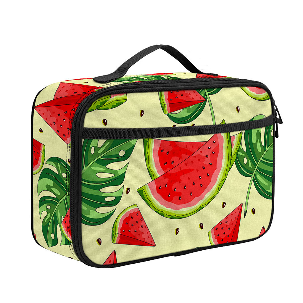 Cute Tropical Watermelon Pattern Print Portable Lunch Bag