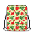 Cute Tropical Watermelon Pattern Print Rectangular Crossbody Bag