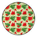 Cute Tropical Watermelon Pattern Print Round Floor Mat