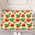 Cute Tropical Watermelon Pattern Print Rubber Doormat