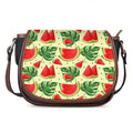 Cute Tropical Watermelon Pattern Print Saddle Bag