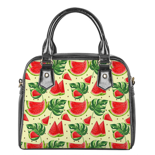 Cute Tropical Watermelon Pattern Print Shoulder Handbag