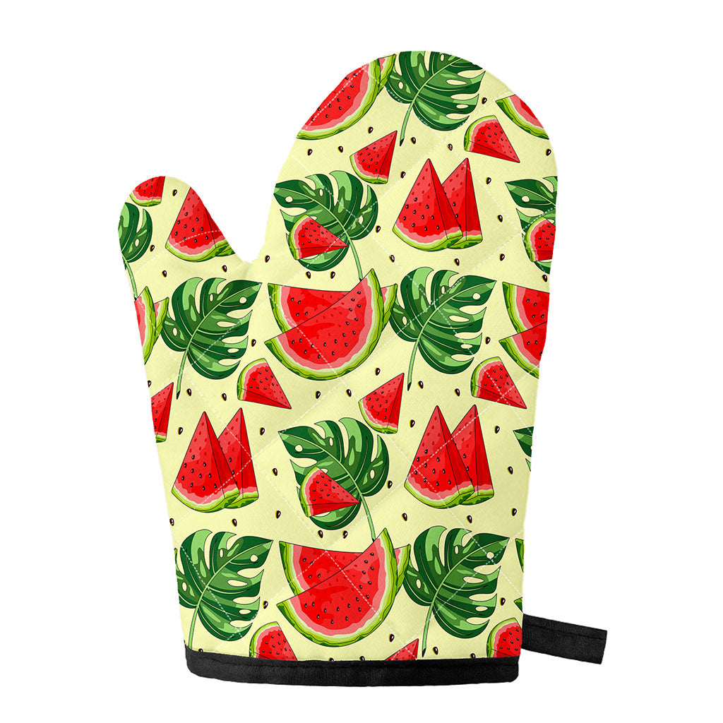 Cute Tropical Watermelon Pattern Print Single Oven Mitt