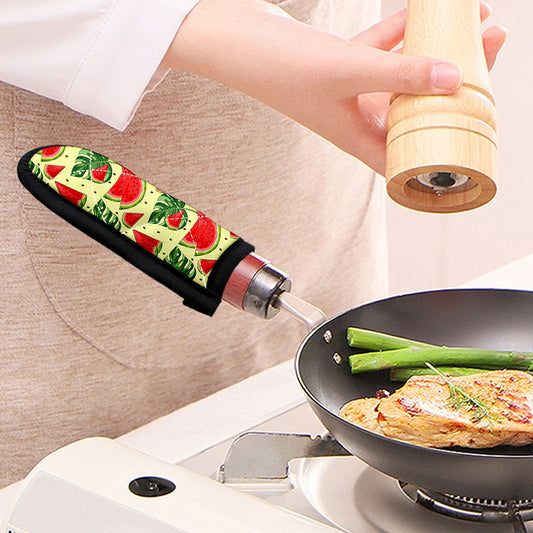 Cute Tropical Watermelon Pattern Print Skillet Handle Cover