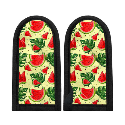 Cute Tropical Watermelon Pattern Print Skillet Handle Cover