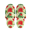 Cute Tropical Watermelon Pattern Print Slippers