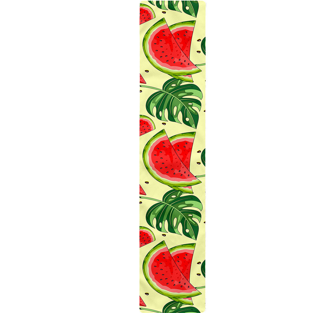 Cute Tropical Watermelon Pattern Print Table Runner