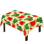 Cute Tropical Watermelon Pattern Print Tablecloth