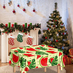 Cute Tropical Watermelon Pattern Print Tablecloth