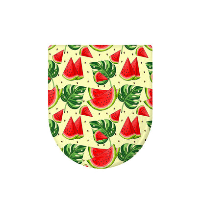Cute Tropical Watermelon Pattern Print Toilet Lid Cover