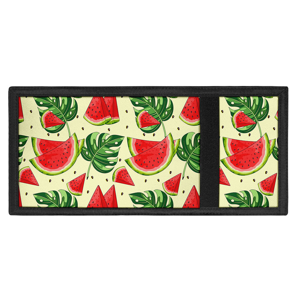 Cute Tropical Watermelon Pattern Print Trifold Wallet